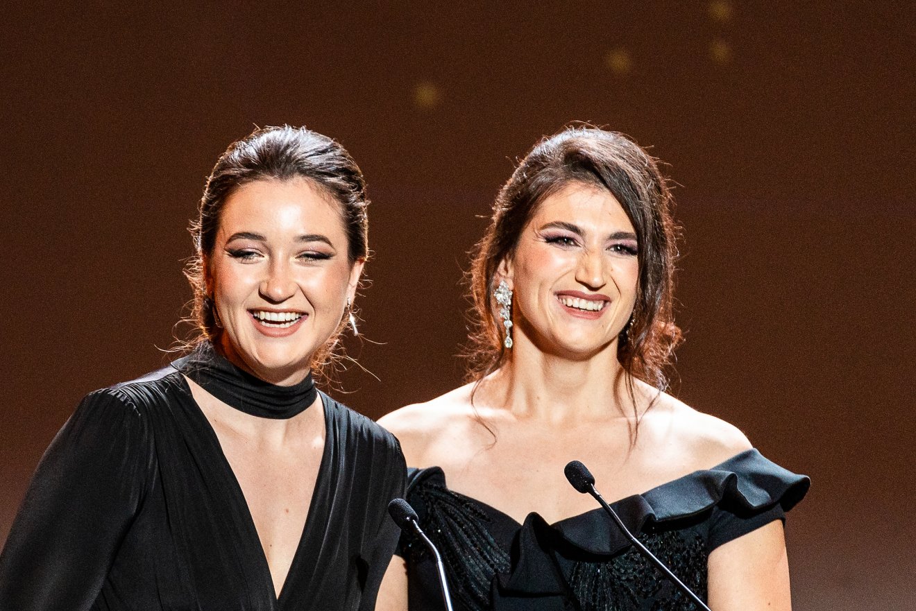 Simona Radiș és Ancuța Bodnar evezősök &bullet;  Fotó: Halmágyi Zsolt