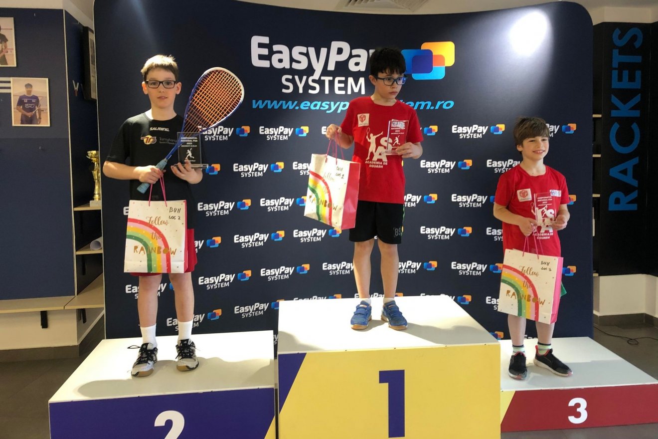 Sánta Ábel második lett az U11-es korosztályban •  Fotó: Forrás:  Transylvanian Tennis & Squash Sportklub