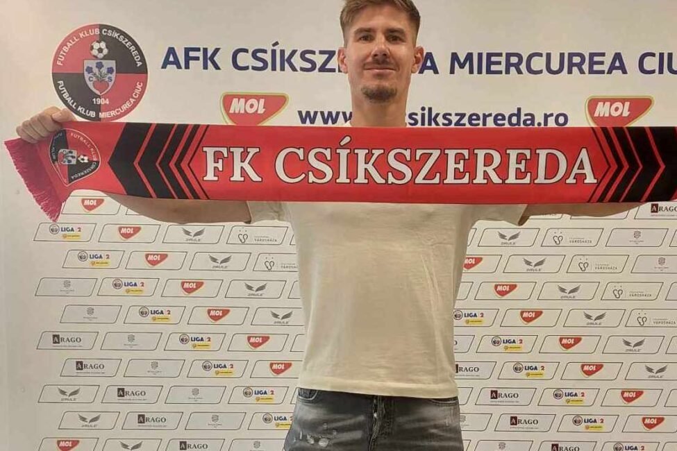 Pintér Bence az FK Csíkszereda második nyári igazolása •  Fotó: FK Csíkszereda