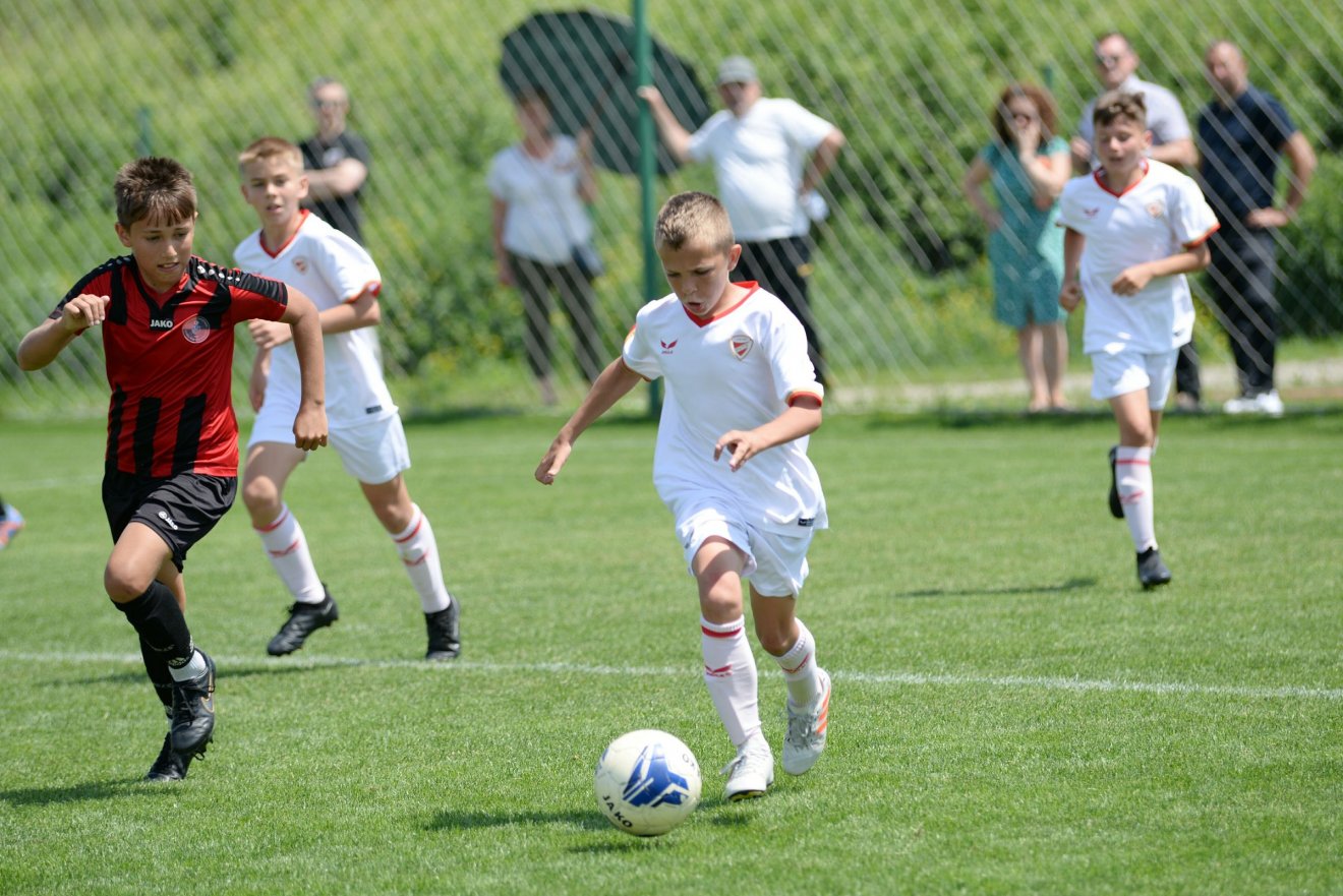 FK Csíkszereda–DVTK összecsapás az U11-es korosztályban •  Fotó: FK Csíkszereda/Pál Zoltán