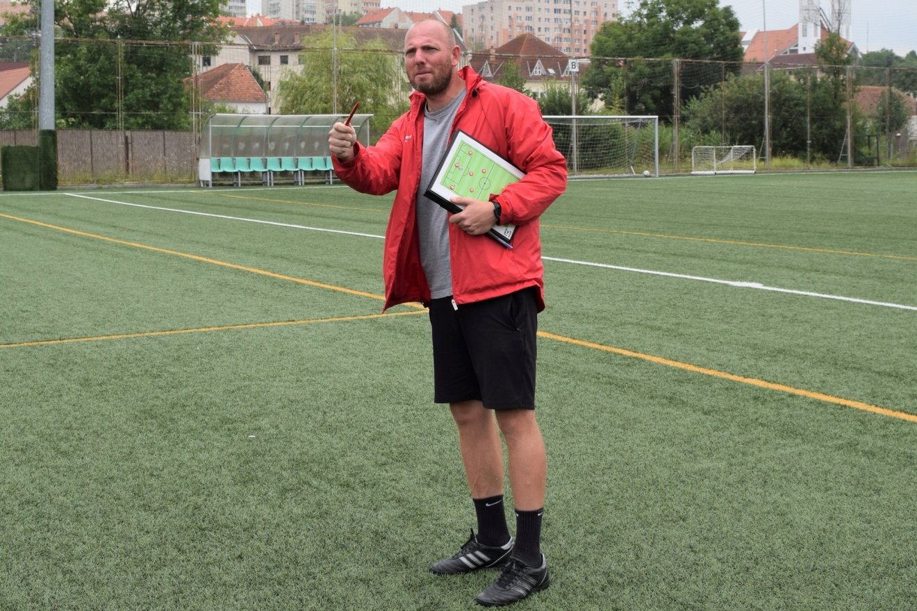 Kollár Péter, az FK Csíkszereda női csapatának vezetőedzője •  Fotó: FK Csíkszereda