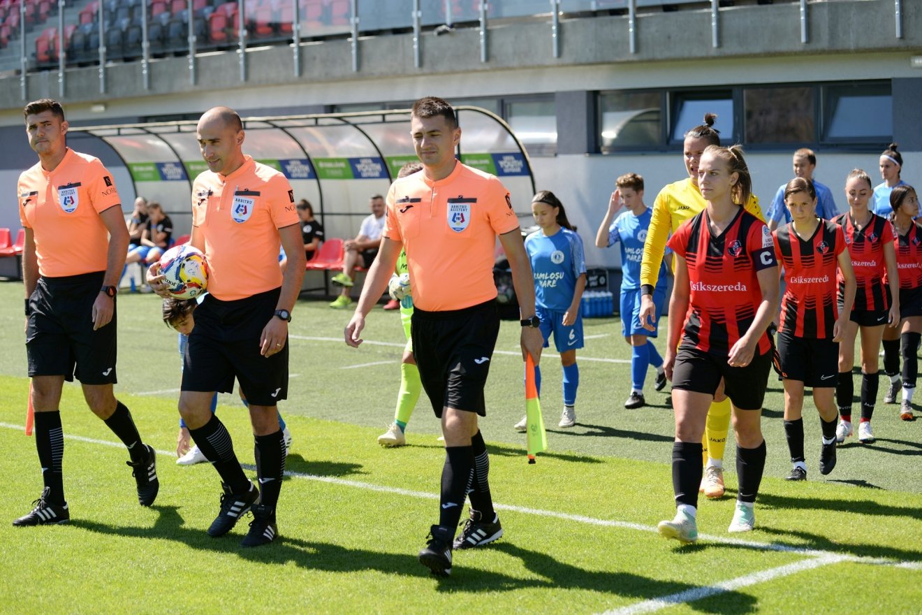 Az új bajnokságban először játszott hazai pályán az FK Csíkszereda női csapata •  Fotó: FK Csíkszereda