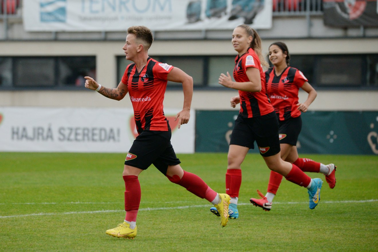 Herczeg Andrea gólöröme •  Fotó: Pál Zoltán/FK Csíkszereda