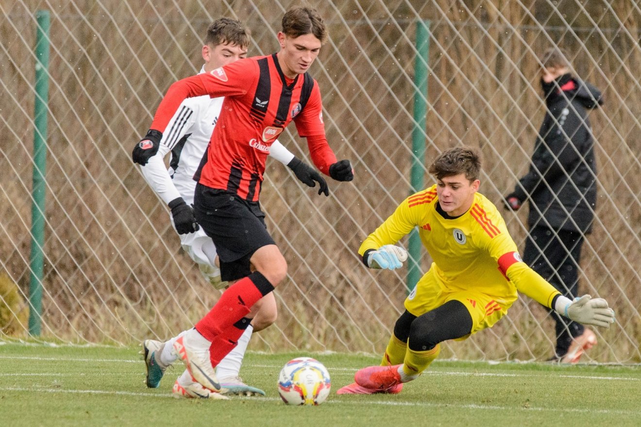Balogh Szilárd, az FK Csíkszereda U18-as együttesének gólszerzője •  Fotó: FK Csíkszereda