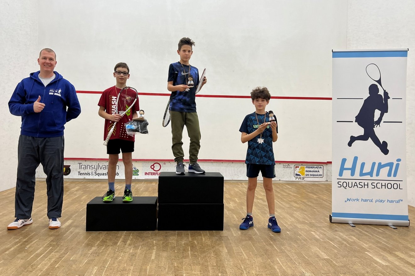 Sánta Ábel második helyezett az U13-asoknál •  Fotó: Szász László