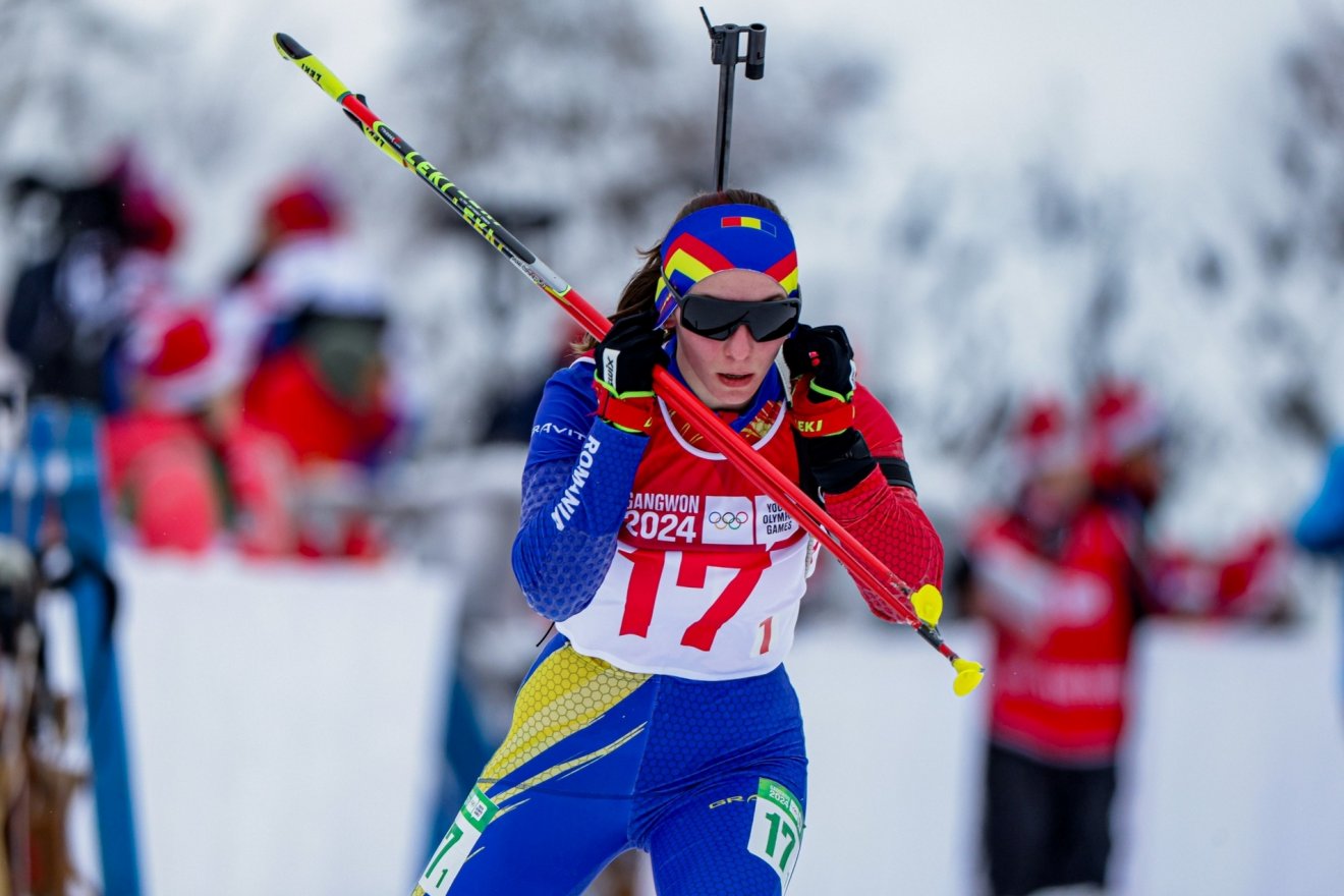 Az indulók számát nézve, Silló Krisztina sílövő 31. helyezése a székelyföldi sportolók legjobb eredménye a kvangoni ifjúsági téli olimpián •  Fotó: Román Olimpiai-bizottság (COSR)