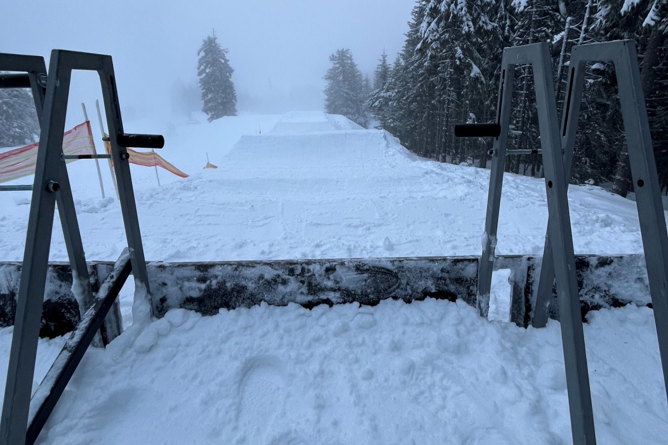 Snowboard-pálya a Madarasi Hargitán •  Fotó: Reisz Zoltán