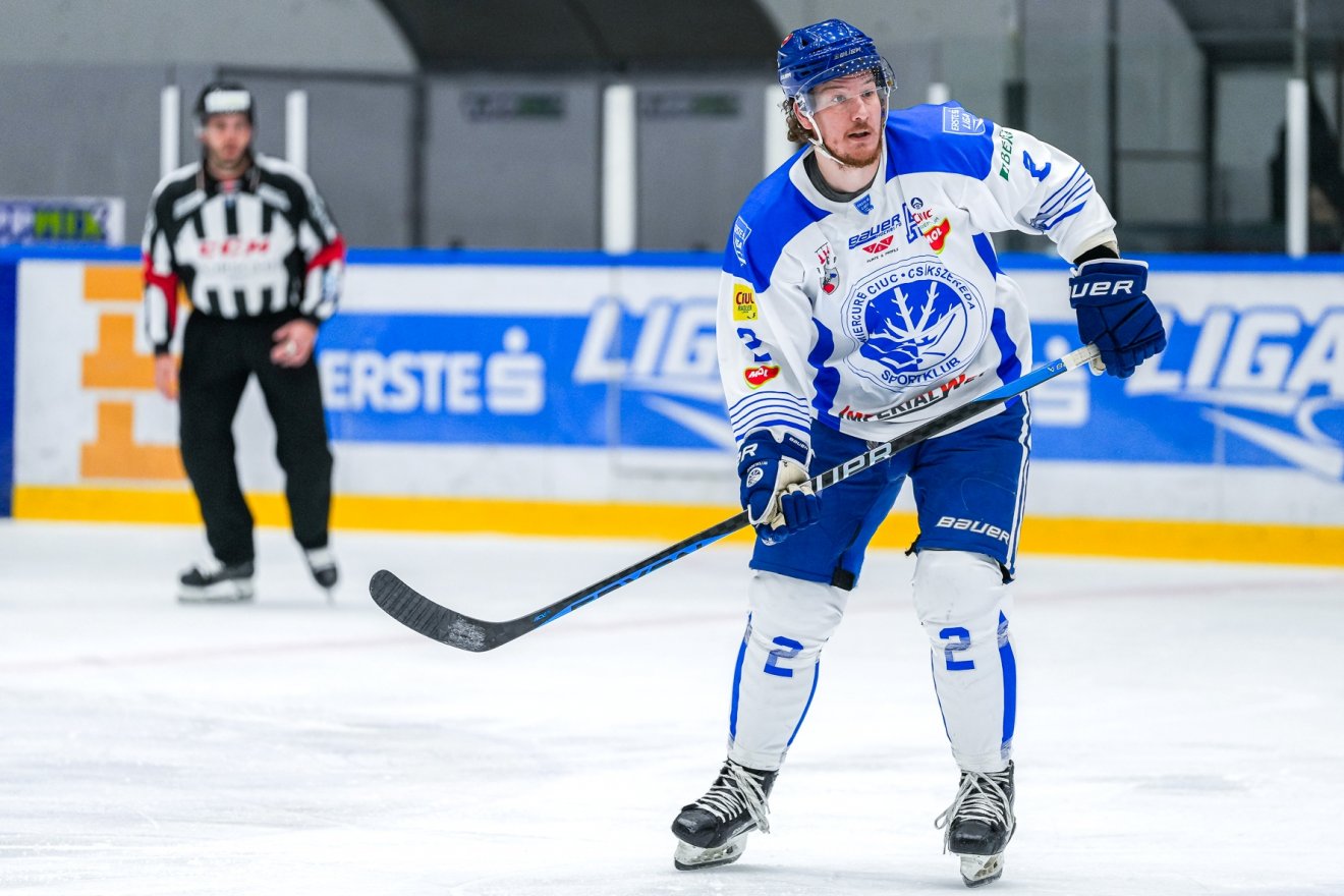 Troy Neil Rutkowski az utolsó percben elmozdította a csíki kaput •  Fotó: Várhegyi Erna