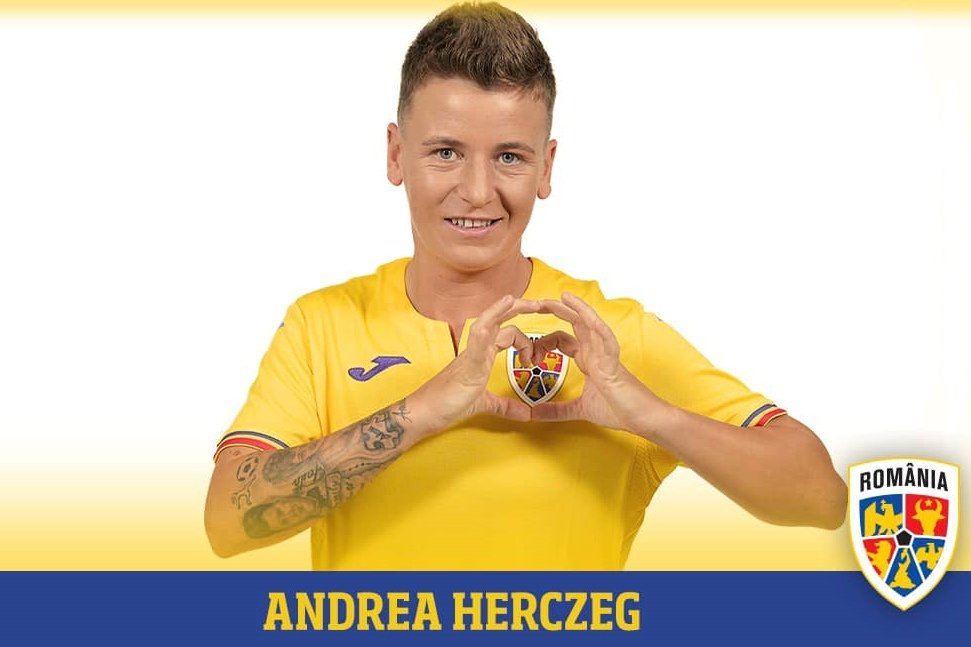 Herczeg Andrea •  Fotó: Román Labdarúgó-szövetség (FRF)