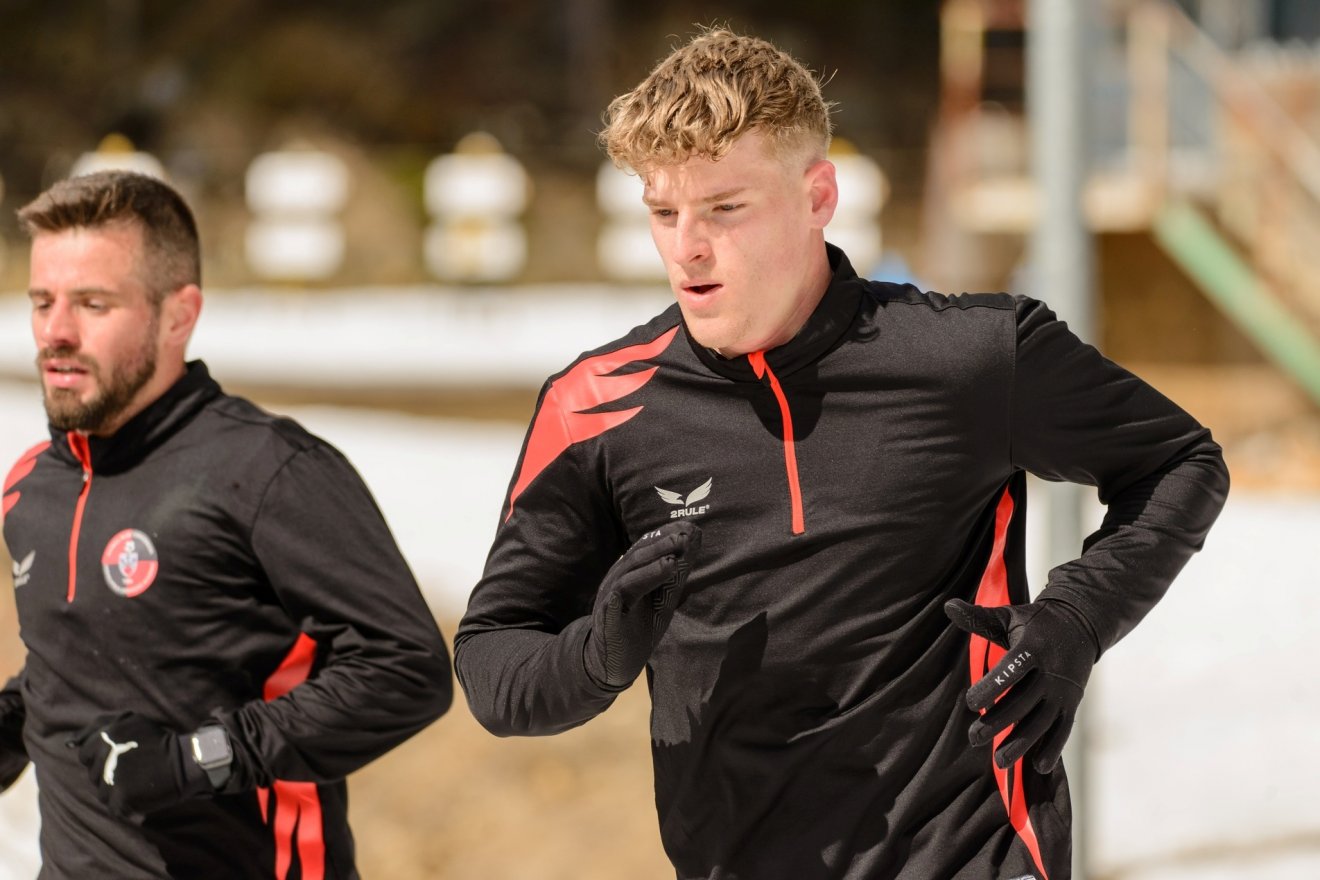 Dezamits Dominik (jobbról) •  Fotó: FK Csíkszereda