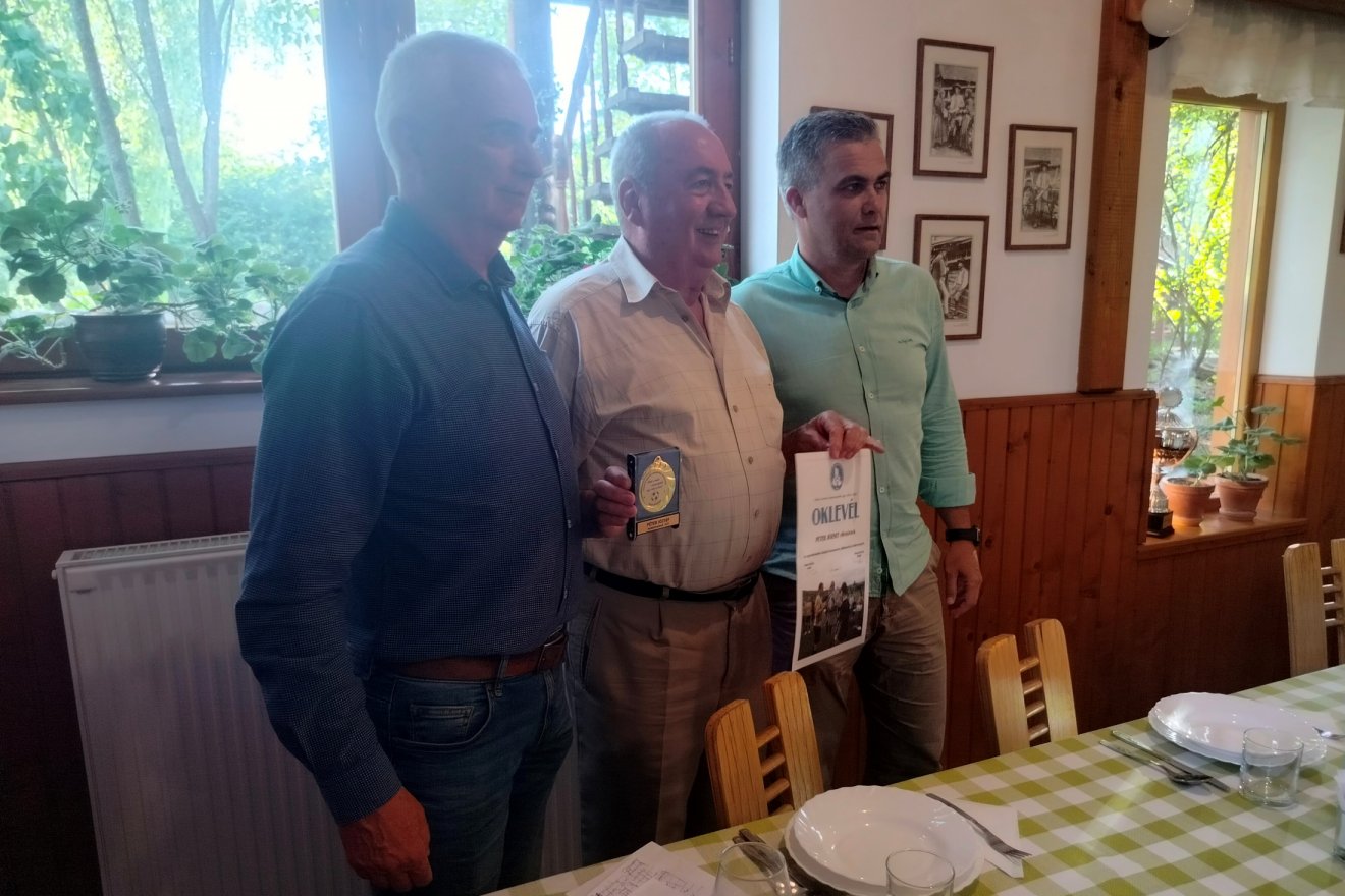 Balról jobbra: Tamás Zoltán, Péter József és Hompoth Dezső •  Fotó: Dobos László