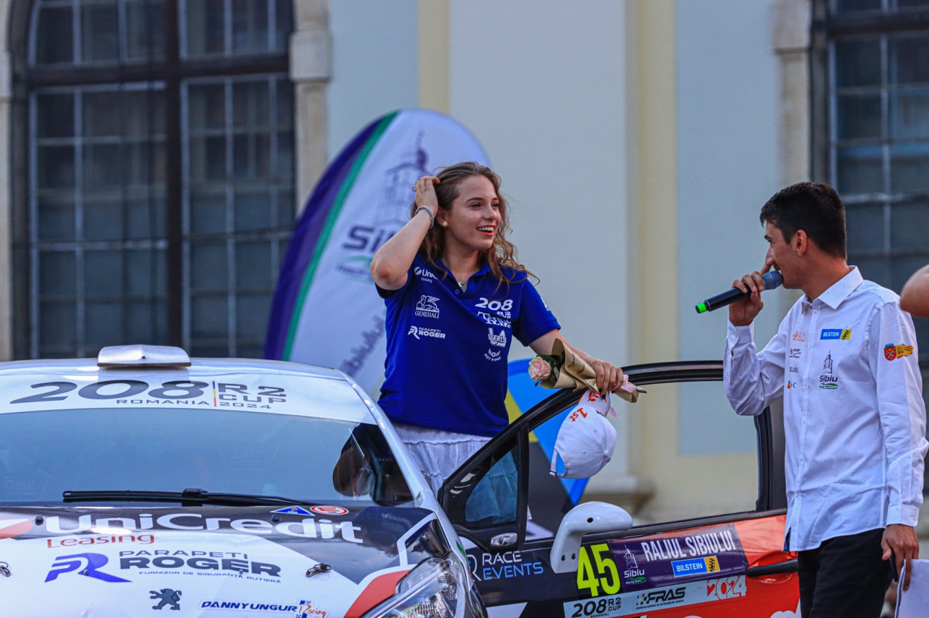 Alexandra Teslovan (balról) •  Fotó: Balázs Attila/ RallyPhoto Hunters