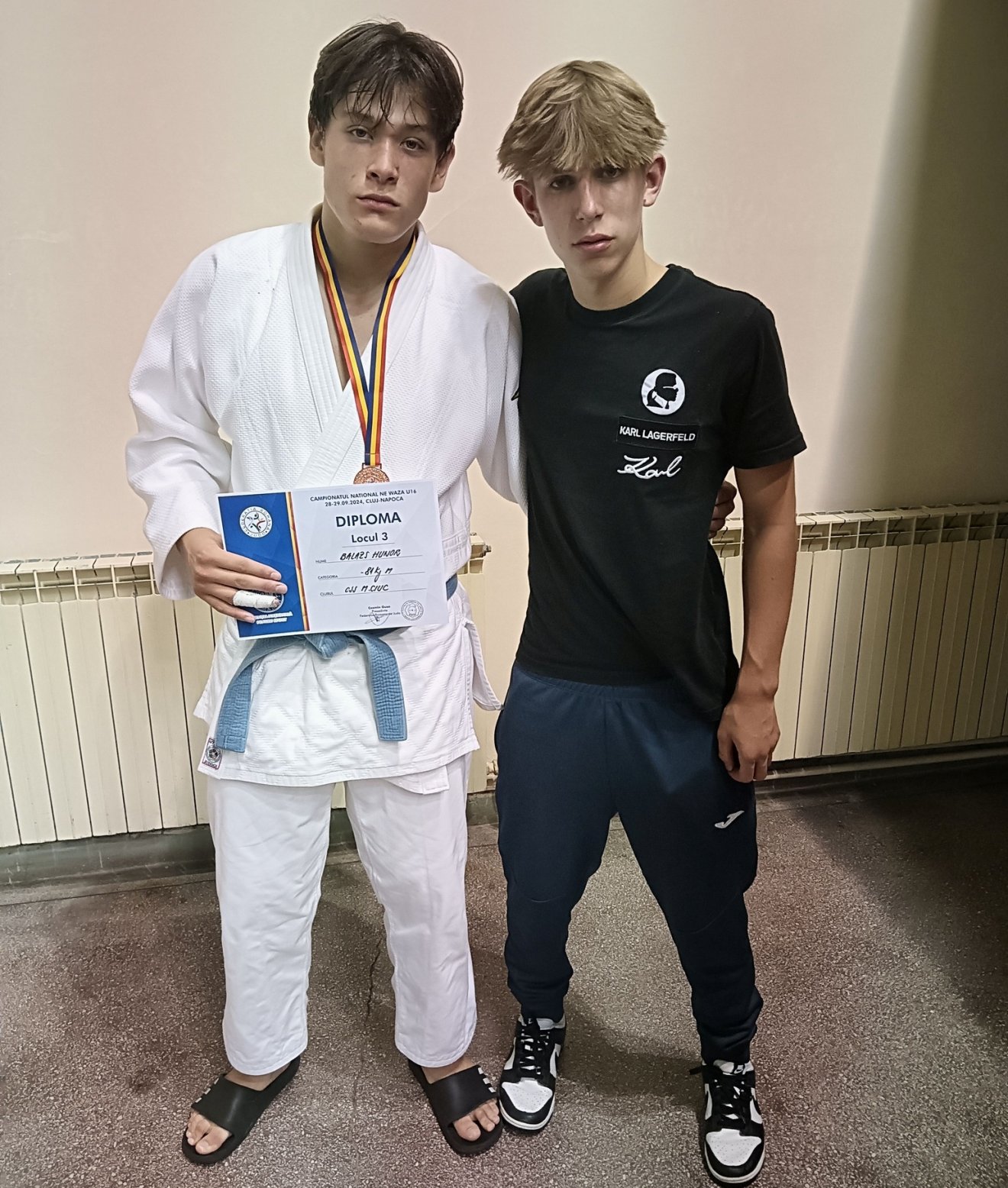 A Csíkszeredai ISK két helyezést elérő sportolója •  Fotó: Csíkszeredai ISK