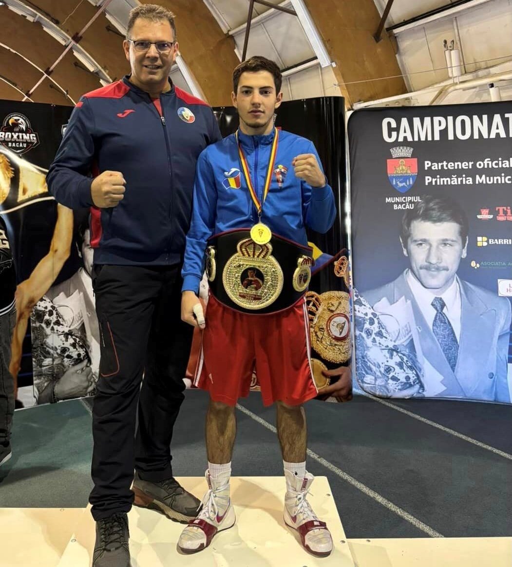 Szőcs Bence és edzője, Tódor Loránd •  Fotó: VSK Csíkszereda