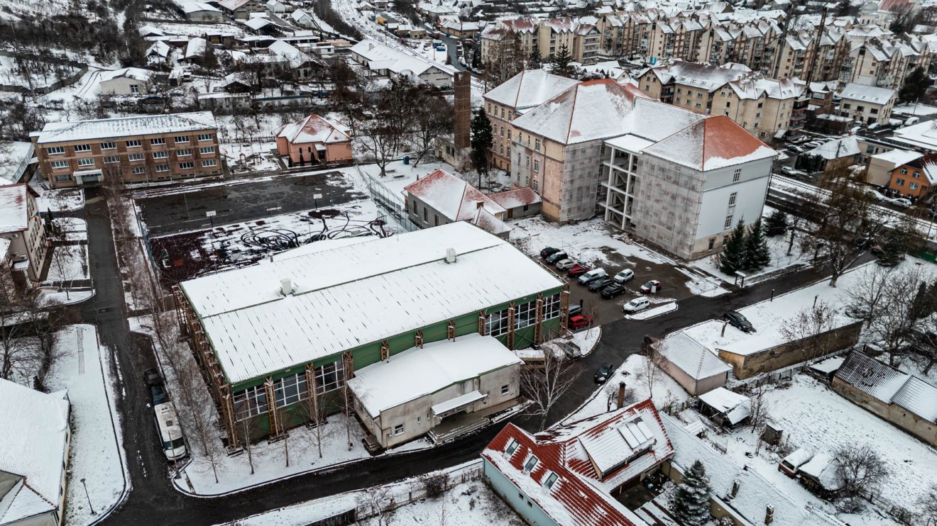 A torna helyszíne, a székelykeresztúri sportcsarnok •  Fotó: Halmágyi Zsolt