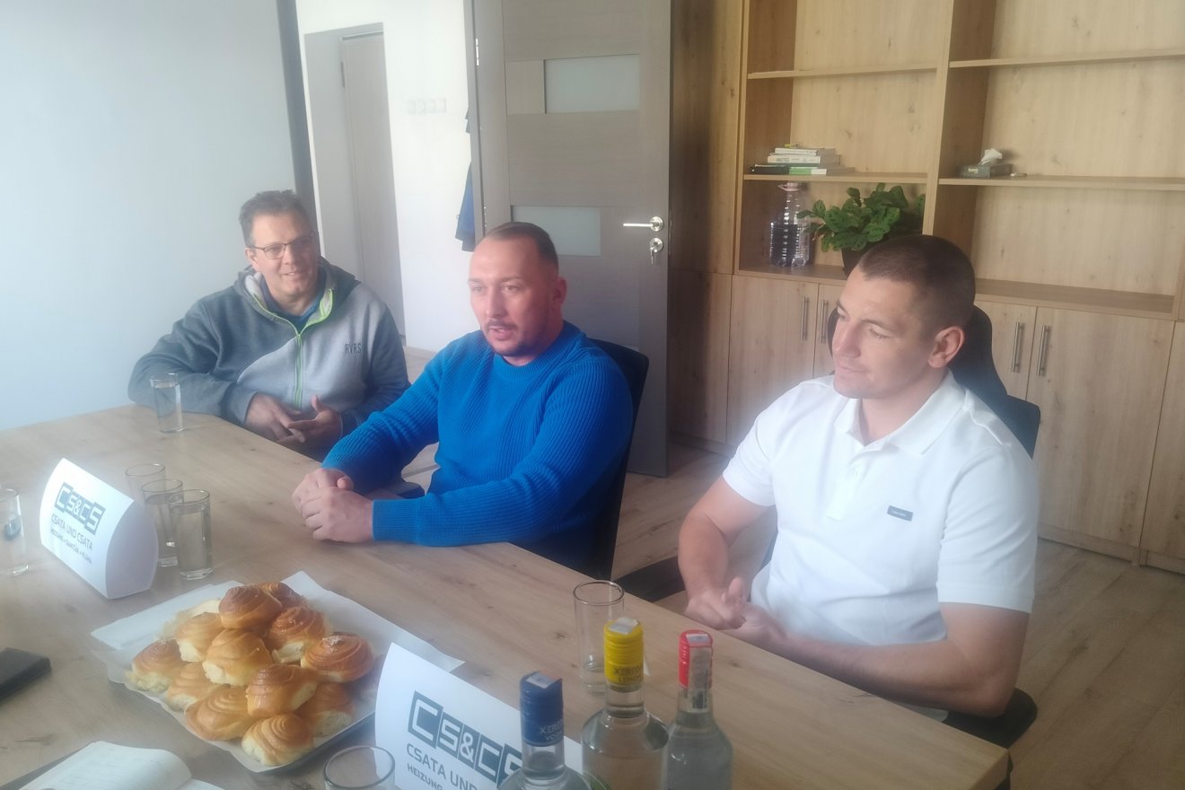 Balról jobbra: Tódor Loránd, Kiliti Ferenc ás Fikó Oszkár •  Fotó: Dobos László