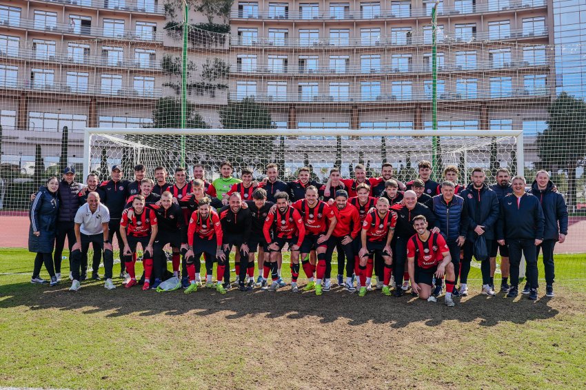 Utolsó edzőtáborbeli mérkőzésén az FK Csíkszereda •  Fotó: FK Csíkszereda