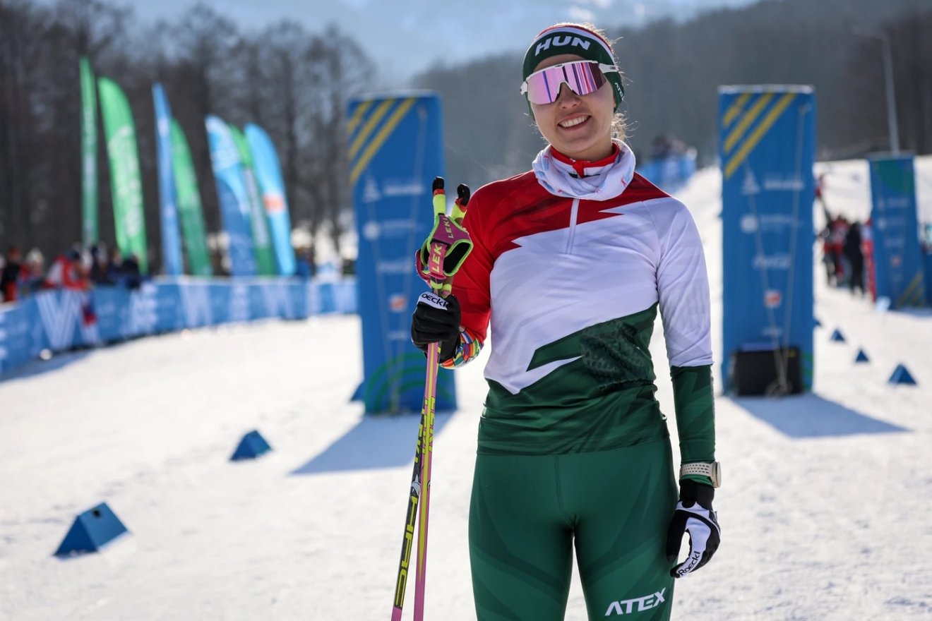 Bere Johanna Zója sífuttó •  Fotó: Magyar Olimpiai Bizottság (MOB)