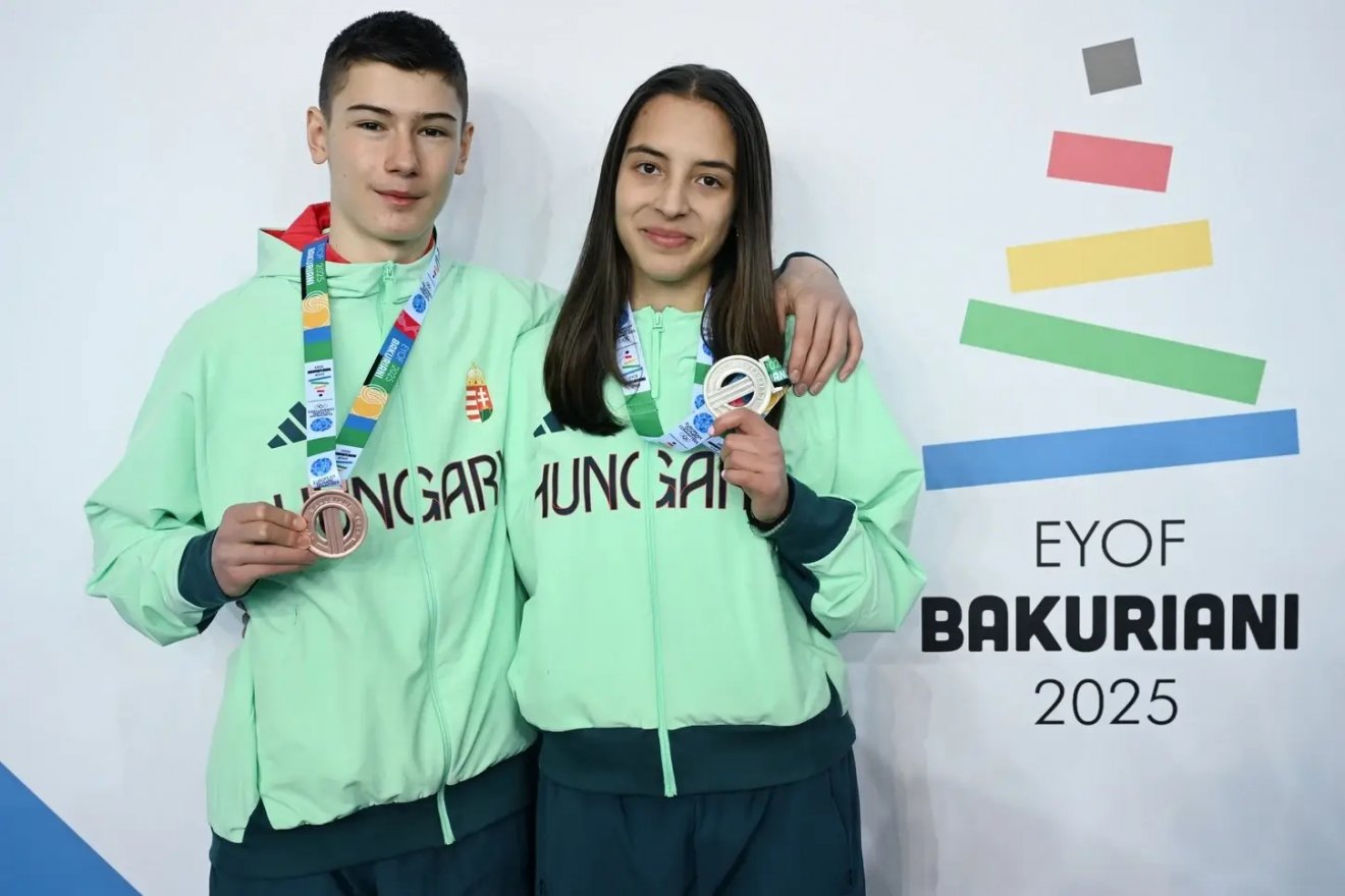 Árendás Mihály és Z. Molnár Natasa •  Fotó: Magyar Olimpiai Bizottság (MOB)
