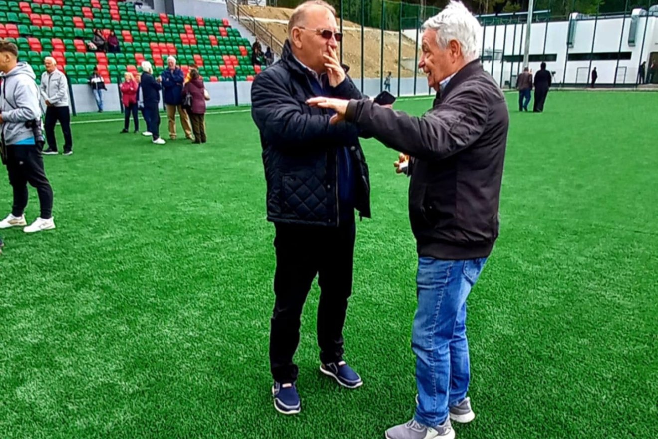 Farkas Aladár a Székely Sportnak nyilatkozik •  Fotó: Czirják Károly