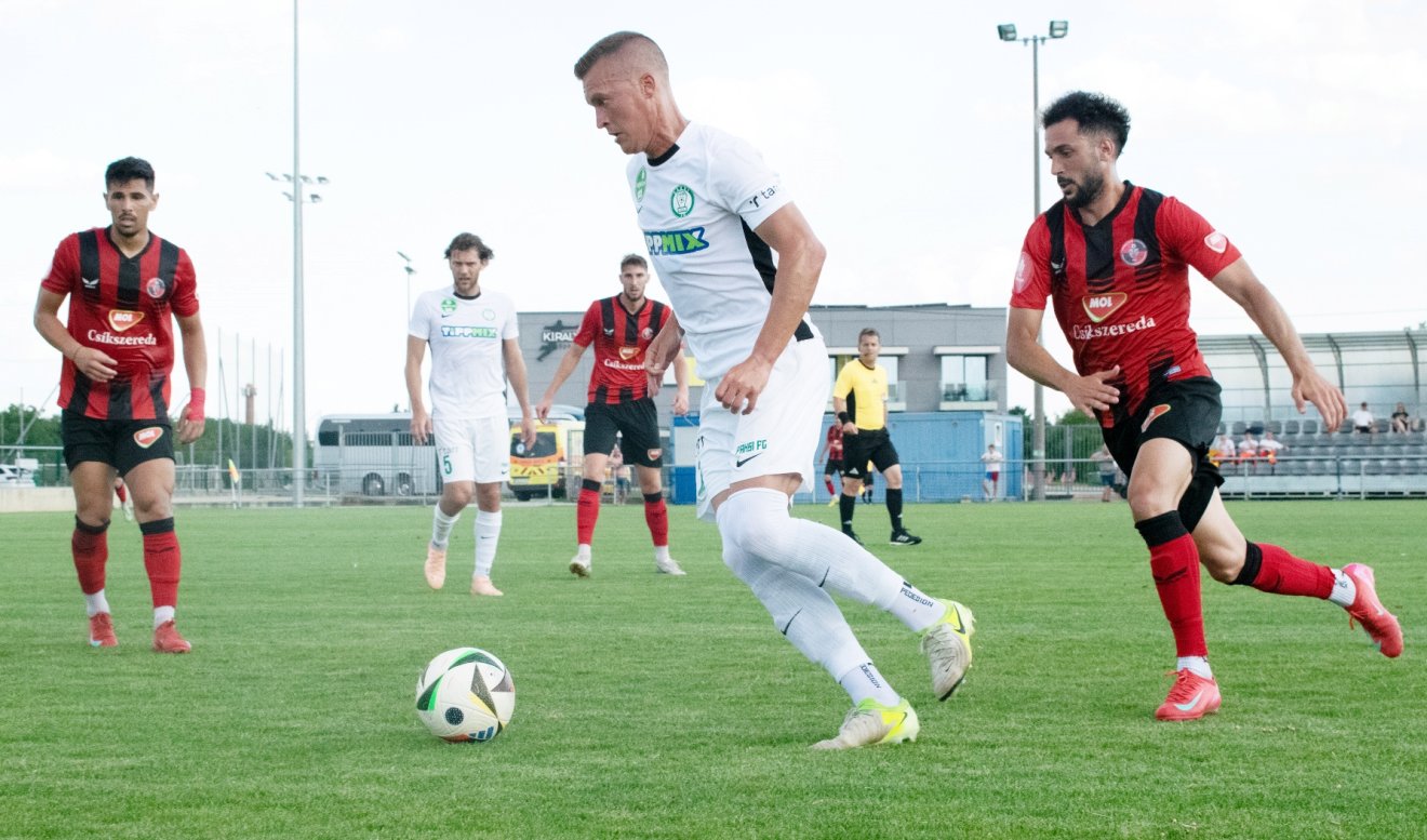 Bíztató volt az FK Csíkszereda játéka a szombathelyi mérkőzésen. •  Fotó: Paksifc.hu