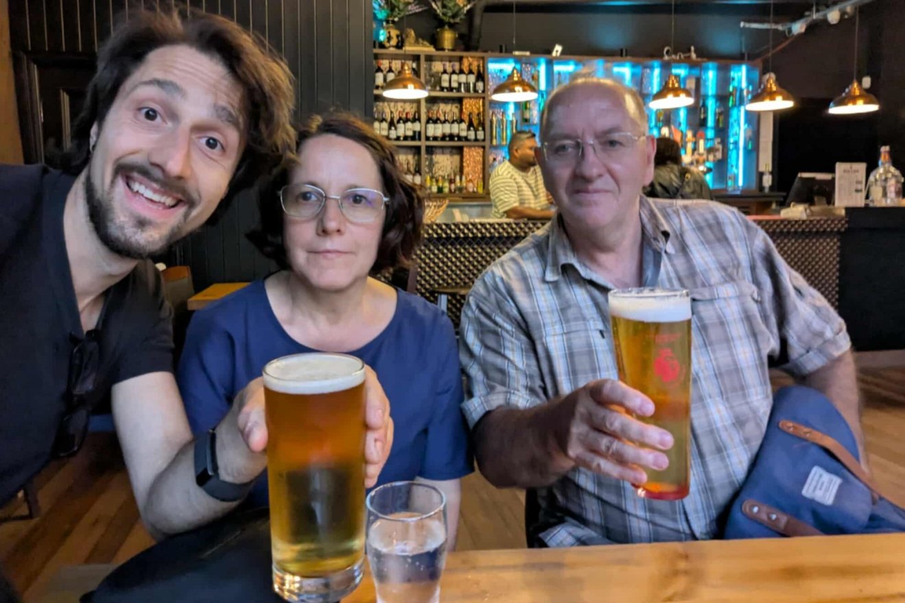 Egy korsó (pint) sör átlagosan 6 fontba kerül •  Fotó: Dobos László