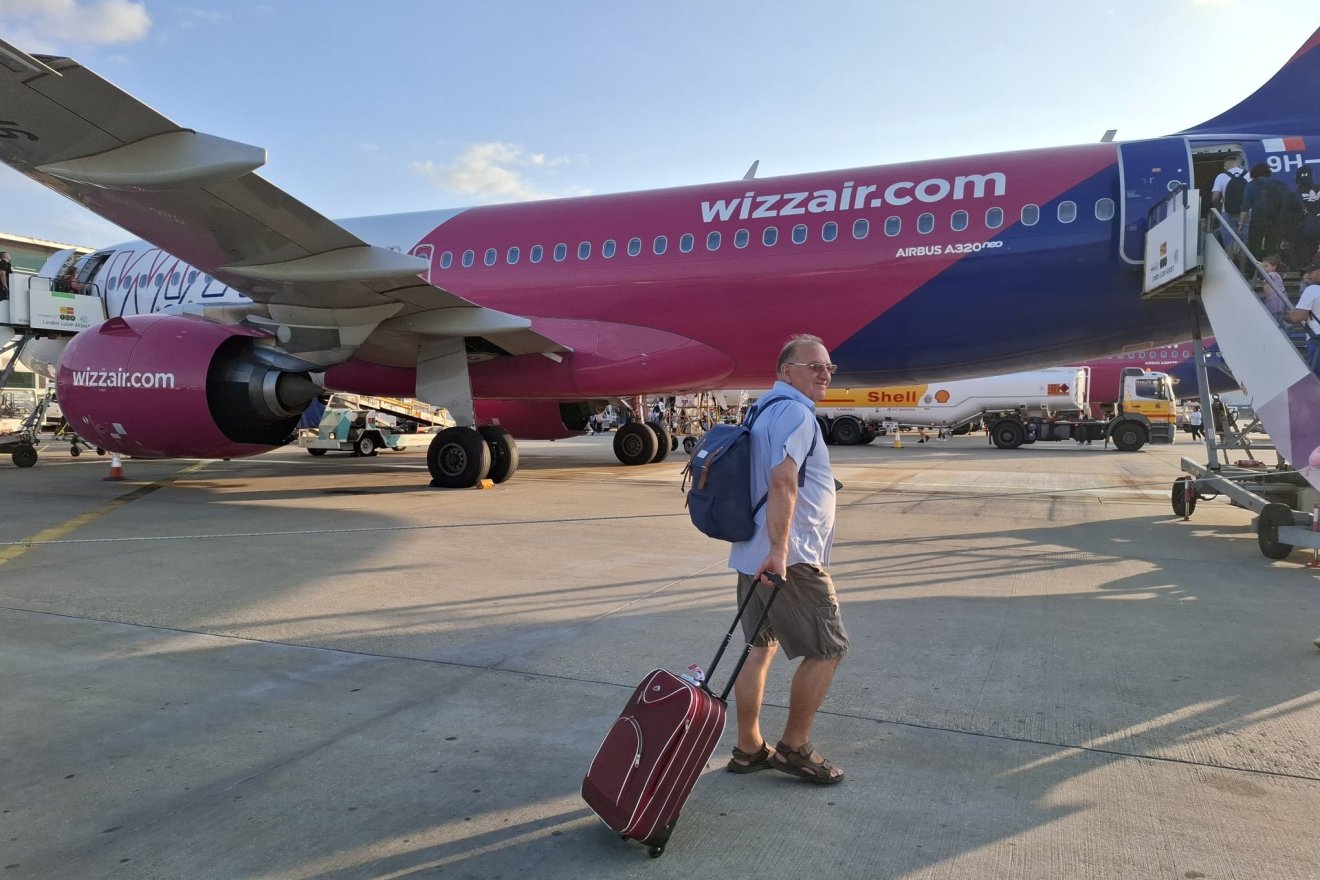 A lutoni repülőtéren •  Fotó: Antal Gabriella