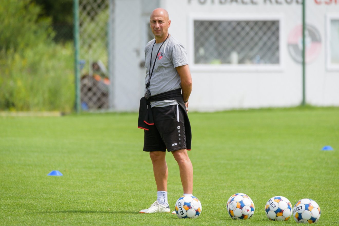 Ilyés Róbert, az FK Csíkszereda vezetőedzője •  Fotó: Pál Zoltán/ FK Csíkszereda
