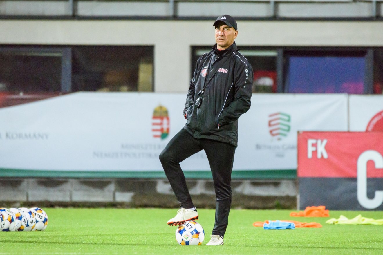 Ilyés Róbert, az FK Csíkszereda vezetőedzője •  Fotó: Pál Zoltán/ FK Csíkszereda