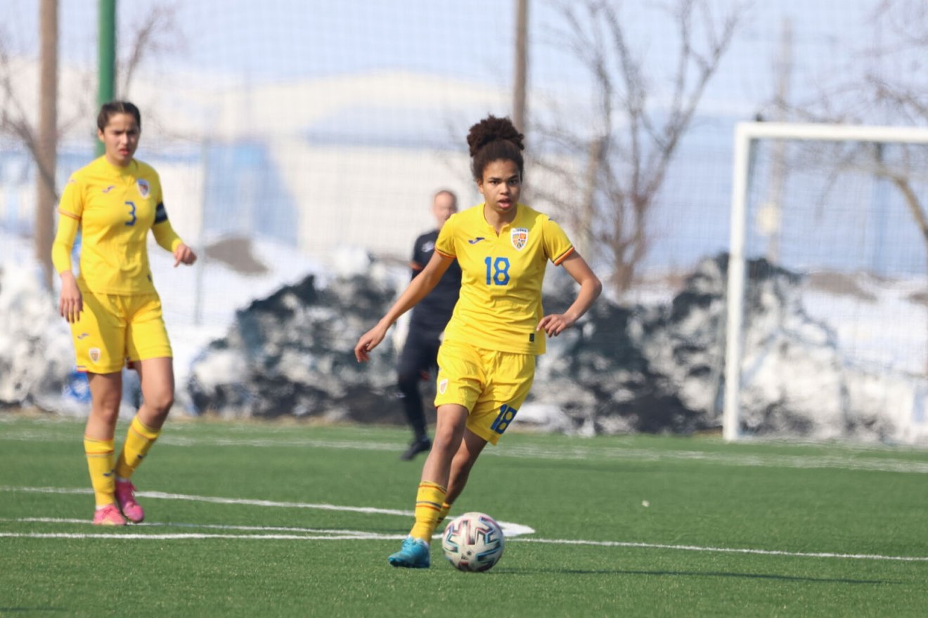 Nombot Annabelle tavaly az U17-eseknél, idén már az U19-eseknél bizonyíthat &bullet;  Fotó: Román Labdarúgó-szövetség (FRF)