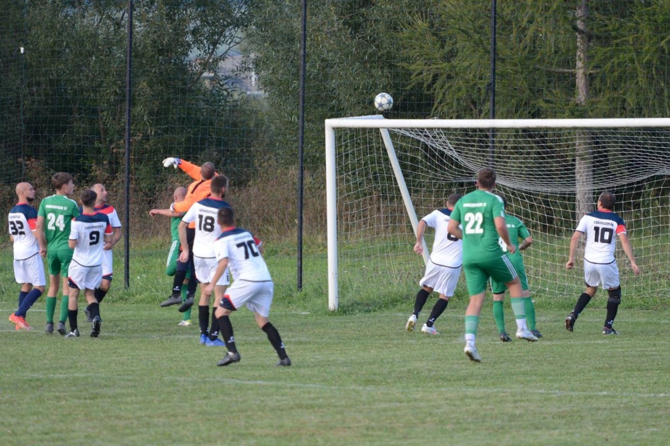 Pillanatkép a Komisz–Mindszentlélek SE mérkőzésről •  Fotó: Fotó: Darvas Gábor/ Mindszentlélek-Fitód SE