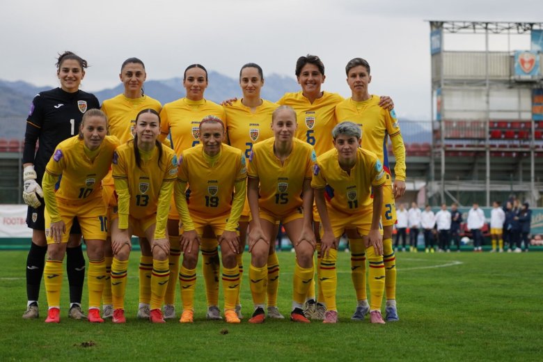 Szoros mérkőzésen kapott ki Montenegrótól a romániai női fociválogatott