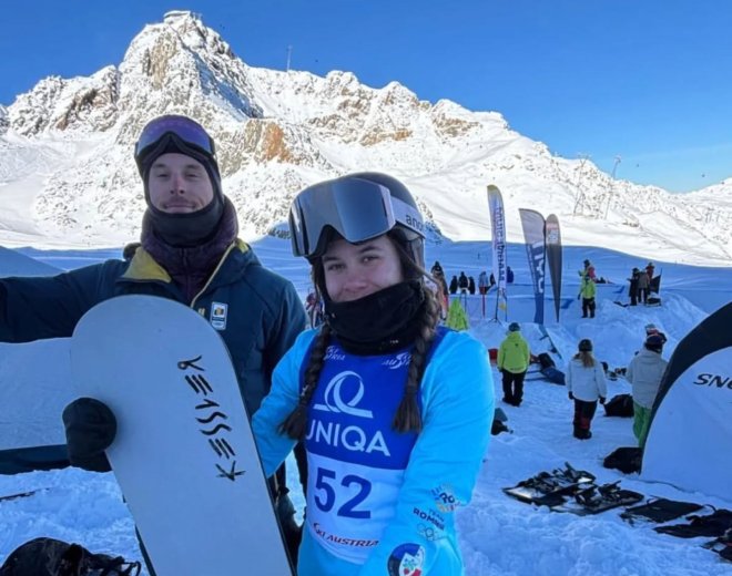 Elkezdte téli versenyeit a romániai snowboardválogatott