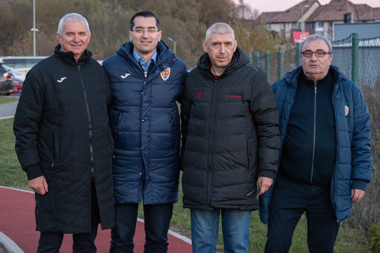 Balról jobbra: Tamás Zoltán, Răzvan Burleanu, Szondy Zoltán és Mihai Stoichiță •  Fotó: Borbély Fanni