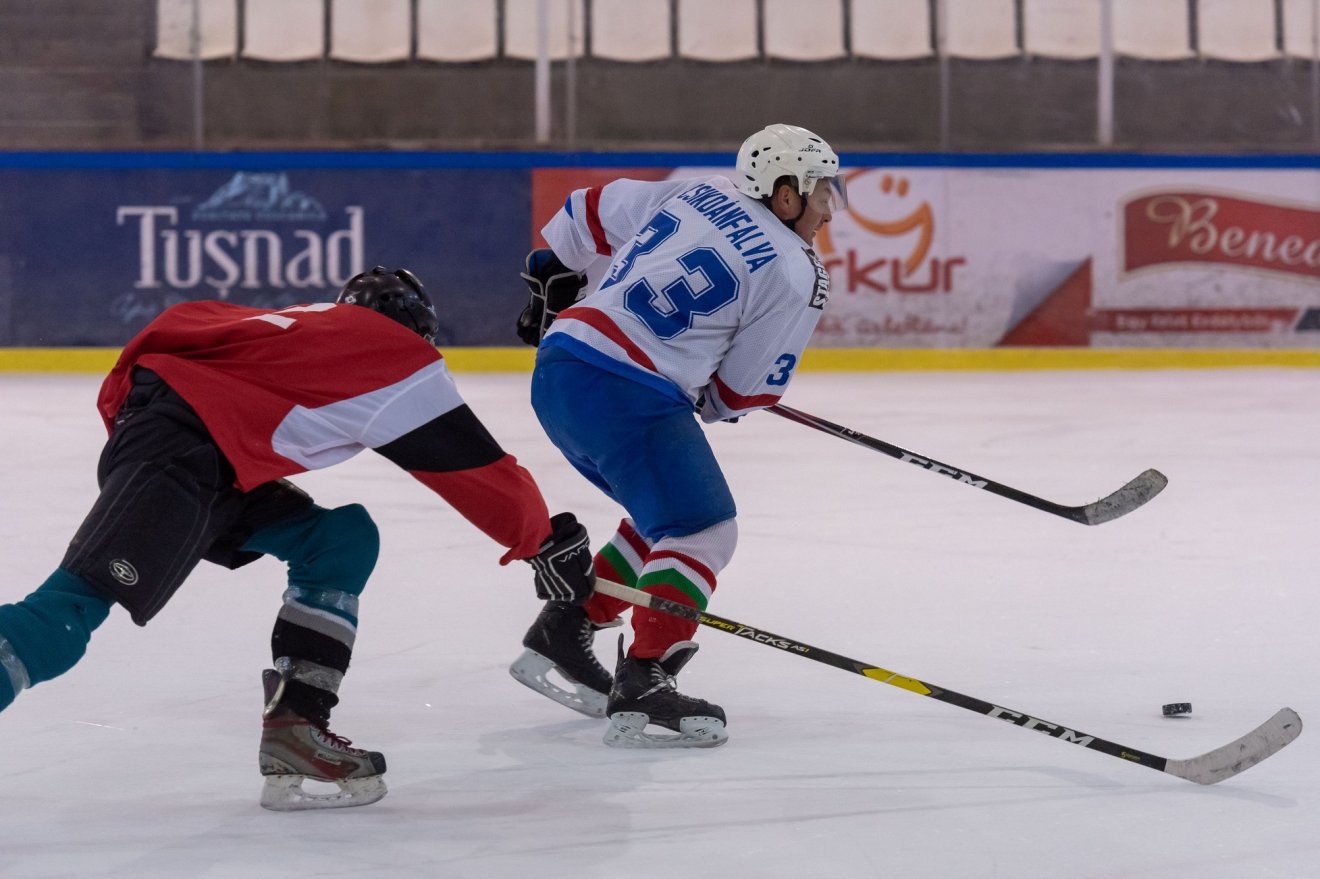 Csíkdánfalván évtizedes hagyománya van a jégkorongnak • Fotó: Gál Mátyás