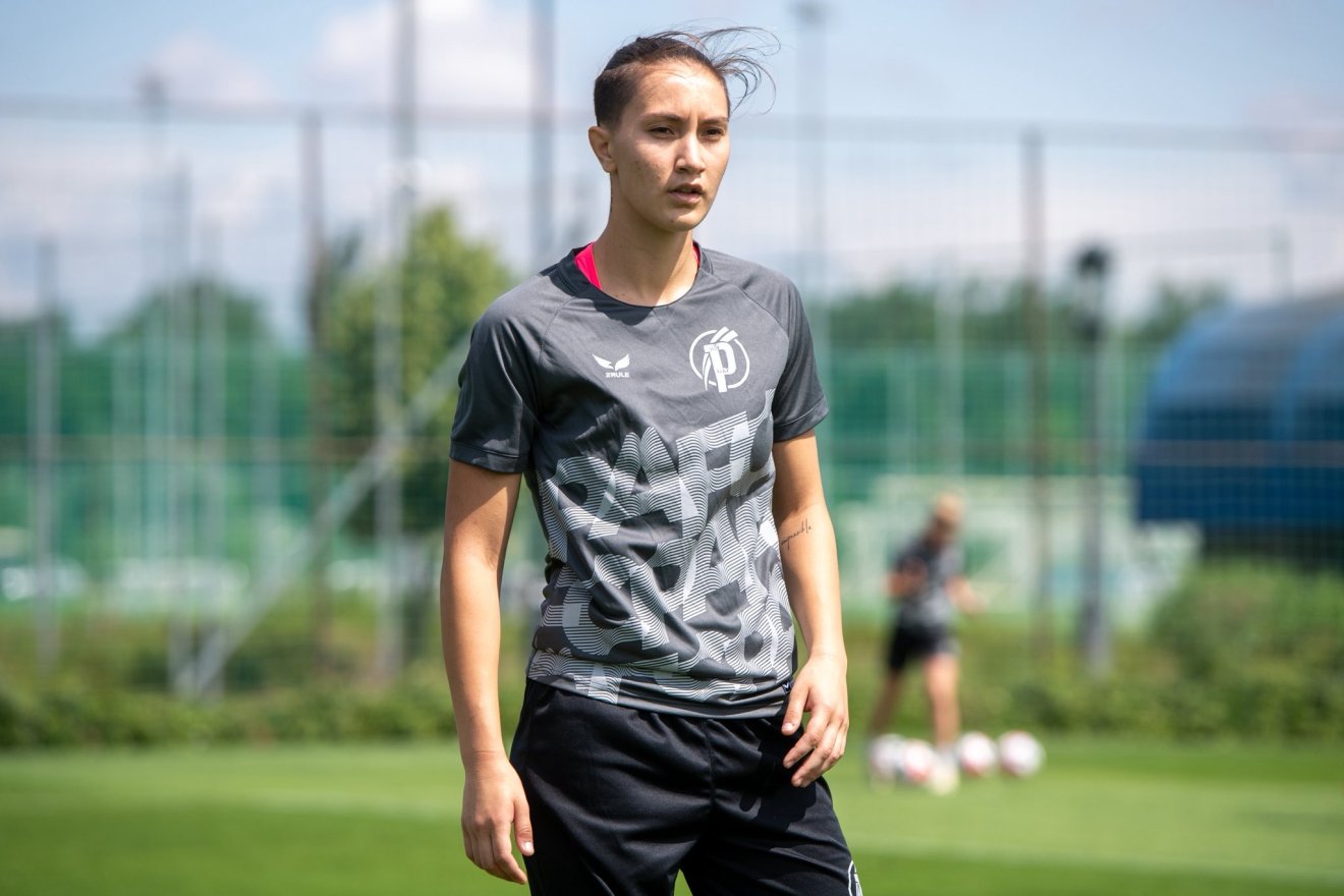 Tankó Réka a Puskás Akadémia mezében &bullet;  Fotó: facebook/ Puskás Akadémia