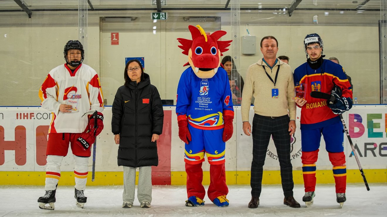 Márton Tamás (jobbról) és Boyu Tian voltak a mérkőzés legjobbjai. &bullet;  Fotó: Fotó: FRHG / Dan Roșu