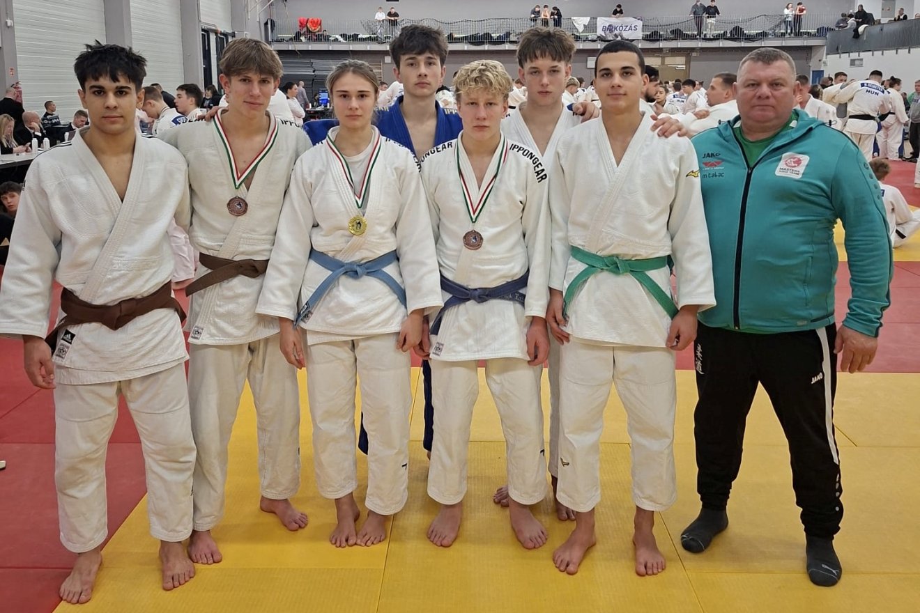 A Hargita megyei csapat a 2026-os Cselgáncs Magyar Kupán &bullet;  Fotó: Csíkszeredai VSK