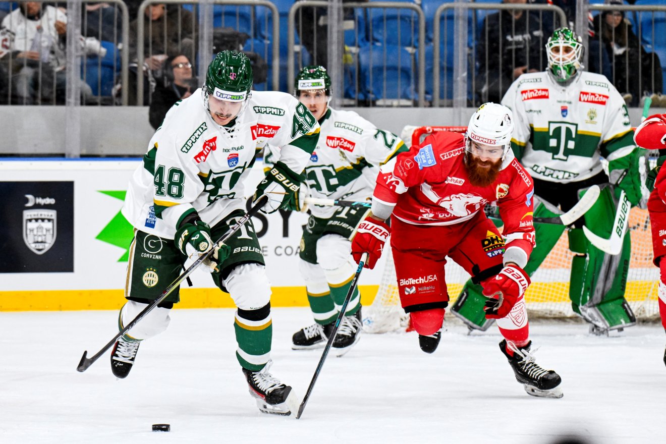 Szorosabb meccset hozott az FTC-Telekom–DVTK Jegesmedvék összecsapás &bullet;  Fotó: Fotó: MJSZ/Vörös Dávid