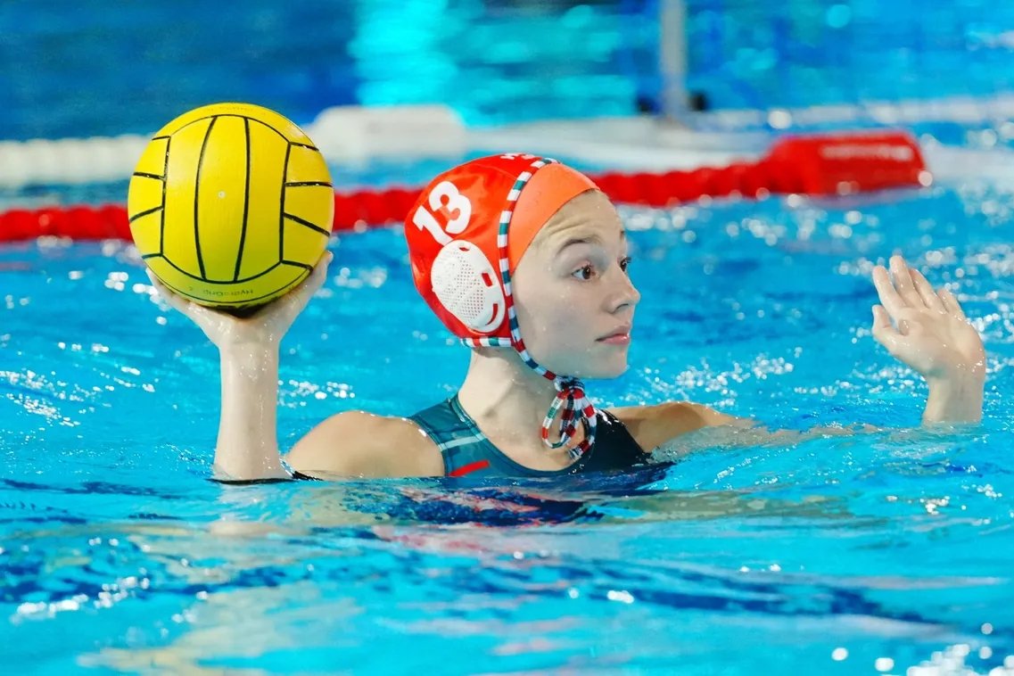 A magyar kaput Golopencza Szonja védte &bullet;  Fotó: Nemzeti Sport/ MVLSZ