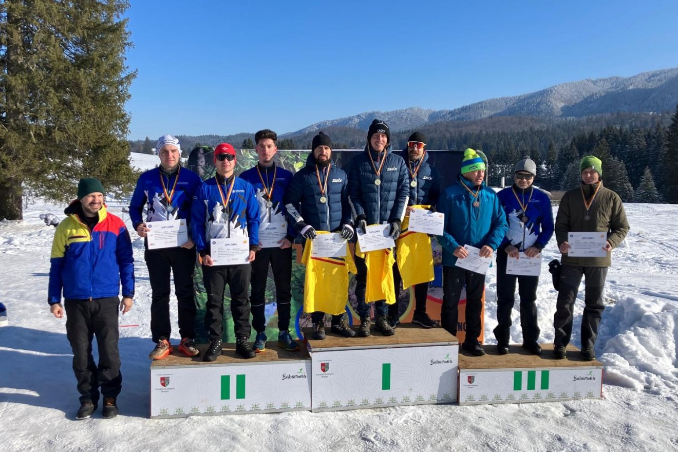 Váltó, elit:Gegő Hunor, Szép Zoltán és Suciu Simion országos bajnokok &bullet;  Fotó: Csíkszeredai VSK