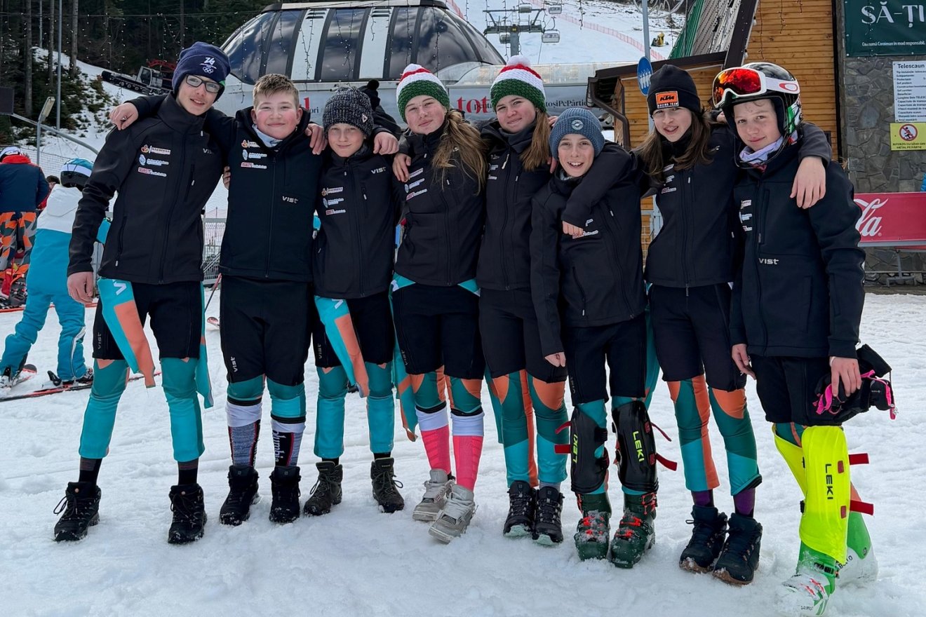 A KidsSport sícsapata Bușteniben &bullet;  Fotó: KidsSport Racing Team