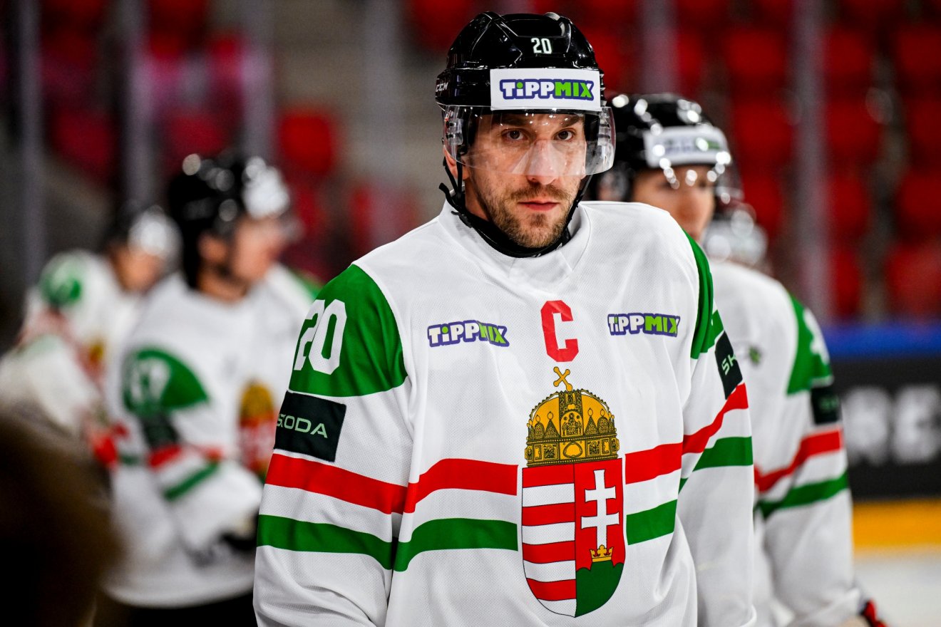 A magyar válogatott csapatkapitánya Sofron István volt &bullet;  Fotó: Magyar Jégkorong-szövetség