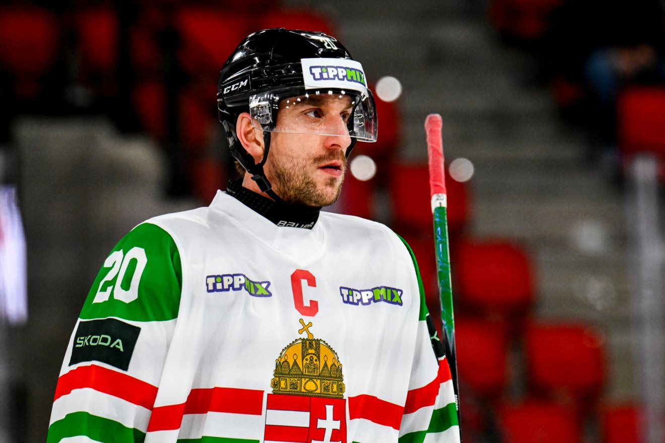 A csapatkapitány Sofron István volt &bullet;  Fotó: Magyar Jégkorong-szövetség