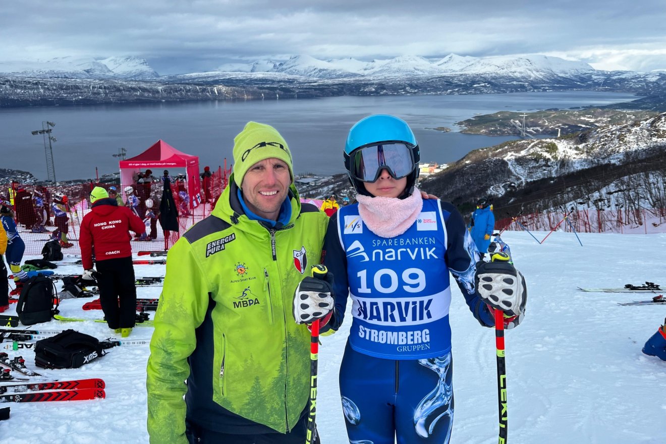 A csíkszeredai Kelemen Orsolya és edzője ifj. Bíró Tibor &bullet;  Fotó: ifj. Bíró Tibor