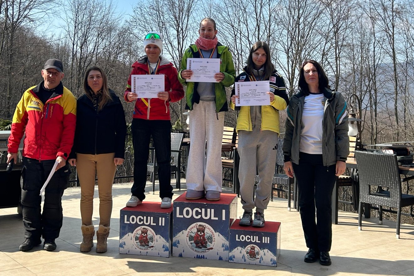 Tóth Boglárka megnyerte az U14-es korosztály óriás-műlesiklását &bullet;  Fotó: Csíkszeredai ISK