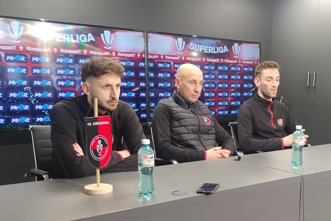 Balról jobbra Răzvan Trif, Ilyés Róbert és Csürös Attila &bullet;  Fotó: Dobos László