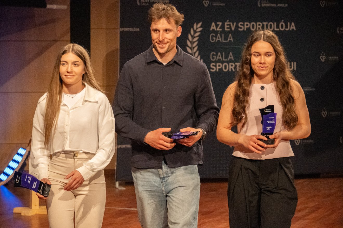 Balról jobbra: Bartalis Henrietta, Reisz Zoltán és Mandel Kata. &bullet;  Fotó: Borbély Fanni