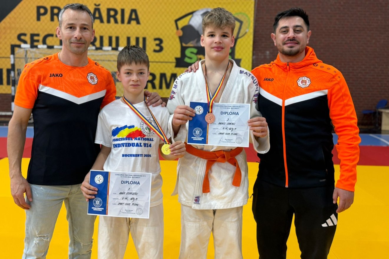 Balról jobbra: Sinka Szabolcs, Keresztes Ádám, Szakács Balázs, és Bardócz Richárd. &bullet;  Fotó: Koka’s Judo Sport Klub