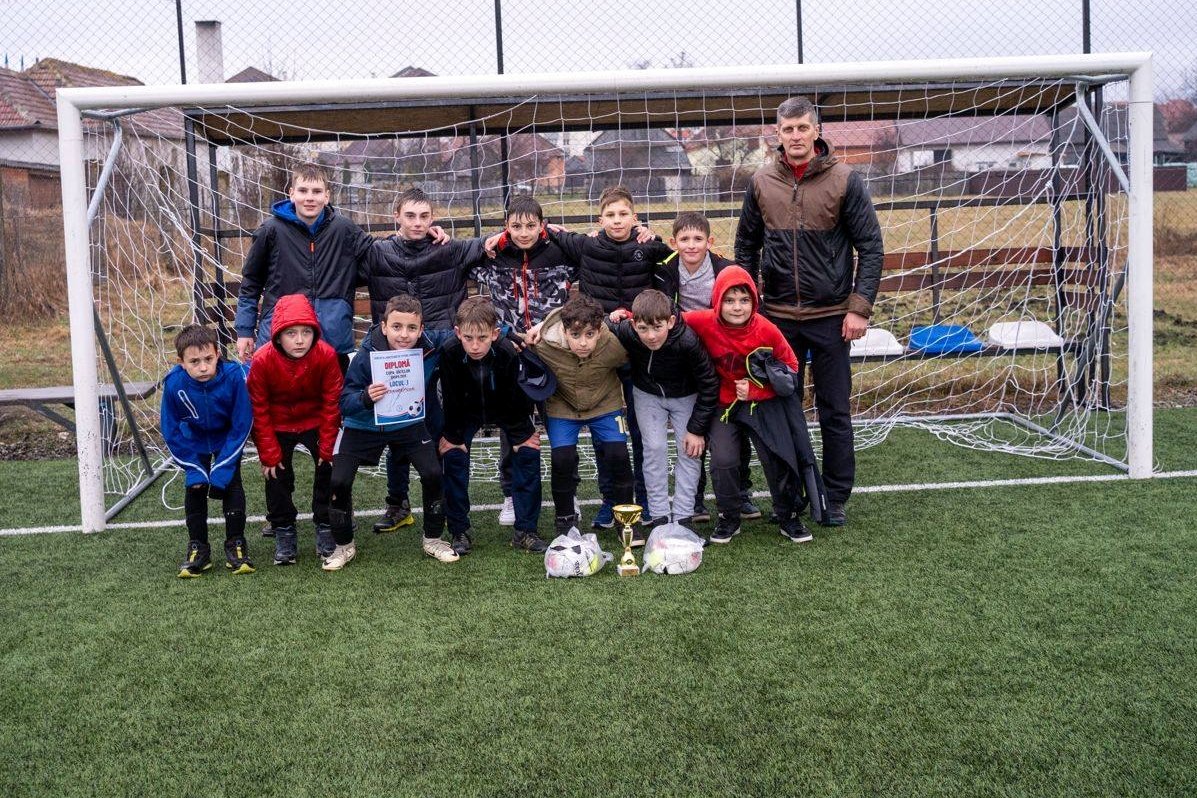 Az U13-asoknál a gyimesközéploki együttes jutott tovább • Fotó: Hargita Megyei Labdarúgó Egyesület (AJF Harghita)